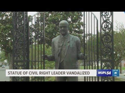 A. P. Tureaud statue target of repeat vandalism