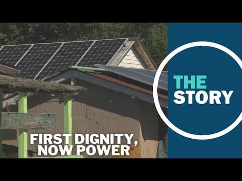 Solar panels transfigure daily life at Northeast Portland tiny home village