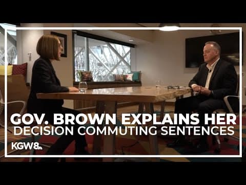 Oregon governor explains decision to empty death row by commuting sentences
