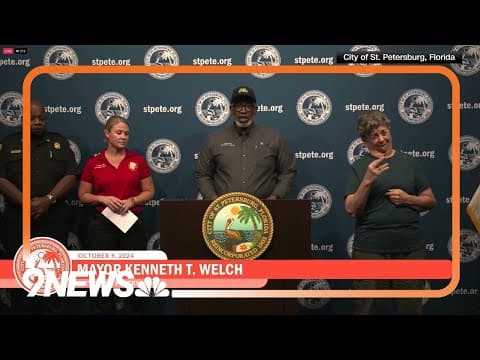 'You are quickly running out of time': St. Petersburg mayor urges evacuations for Hurricane Milton