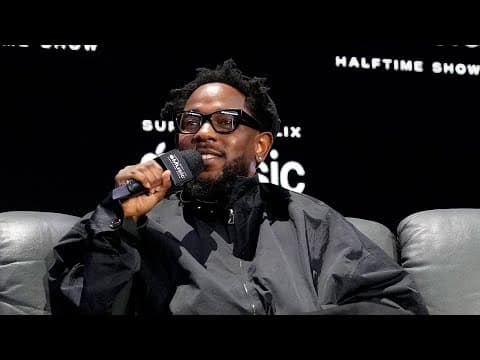 Kendrick Lamar Super Bowl halftime performance all about 'being present'