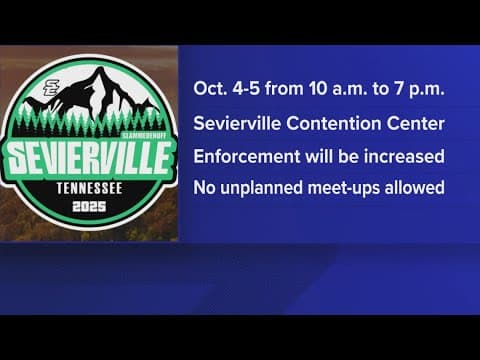 Sevierville police warn against unauthorized gatherings during Slammedenuff