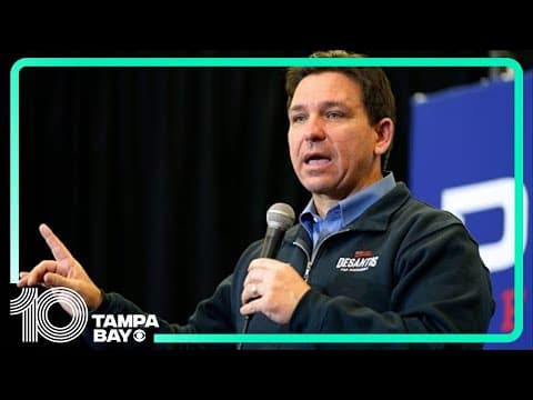 DeSantis speaks after issuing state of emergency ahead of severe weather threat