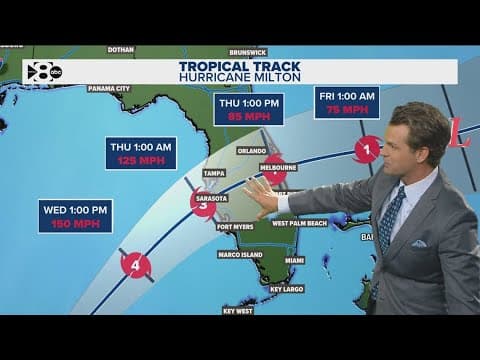 Hurricane Milton strengthens in the Gulf of Mexico, Texas stepping up to help Florida prepare