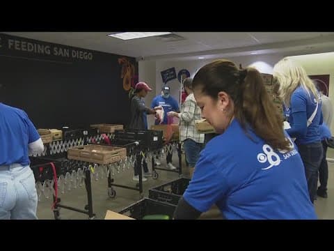 CBS 8 and Feeding San Diego team up to help provide food to San Diegans