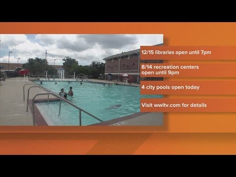 Cooling Centers open across New Orleans