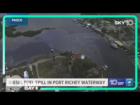 State and federal agencies assisting in fuel cleanup in Port Richey