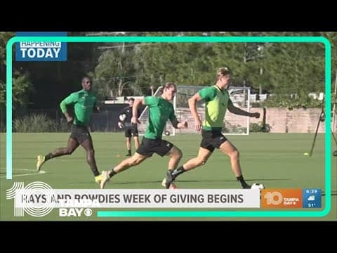 Happening Today: Miracle By the Bay food drive, Rays and Rowdies week of giving