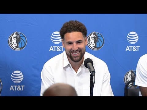 'Kyrie and I are good friends' | Mavs Klay Thompson speaks about new teammate Kyrie Irving