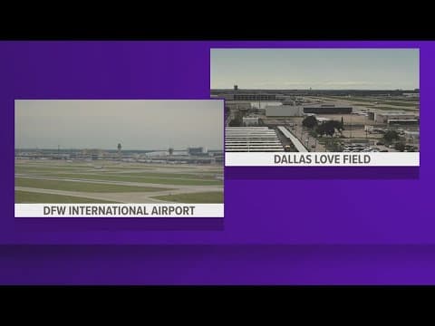 DFW Airport, Dallas Love Field ground delay issued amid thunderstorms