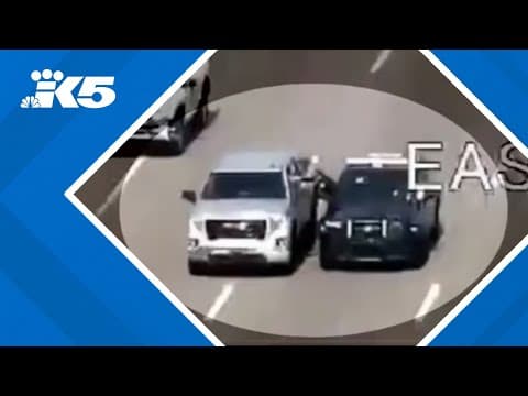 Michigan police officer climbs into window of moving car to save driver