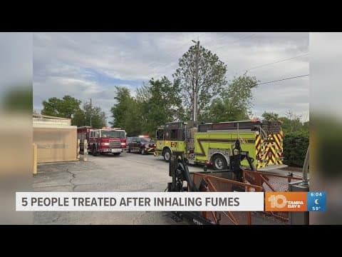 5 people treated after inhaling fumes at Winn-Dixie in Brooksville