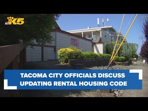 Tacoma city officials discuss updates to Rental Housing Code