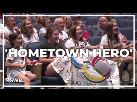 Ryan Crouser's hometown in Oregon watches him clinch historic win at 2024 Paris Olympics