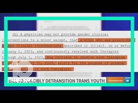 Florida bill would force transgender youth to de-transition