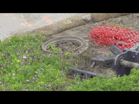 Pipe break causes holes on hill, impacting San Marcos residents