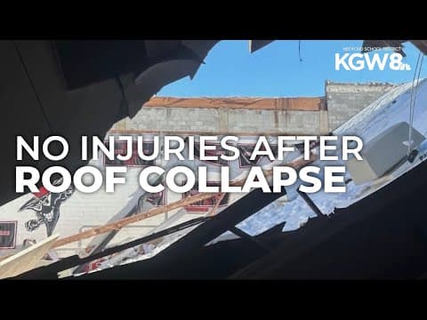 Gym roof at North Medford High School collapses
