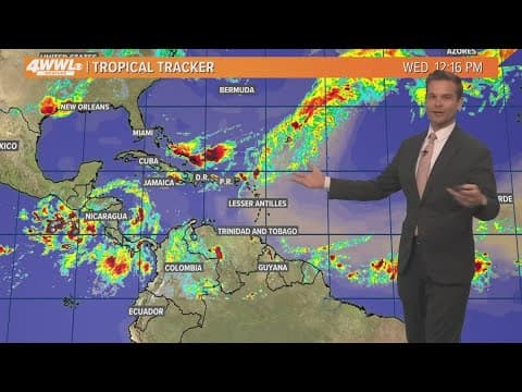 Wednesday noon Tropical Weather: No threats through the weekend
