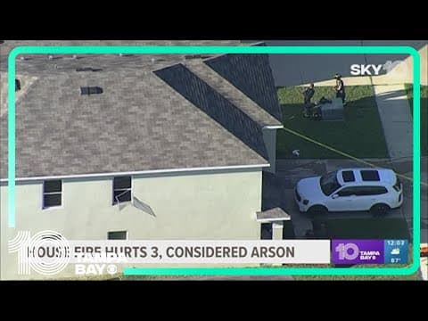 Zephyrhills house fire that injured 3 people considered arson