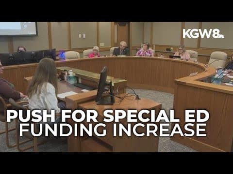 Oregon educators call for special education funding increase to prevent student setbacks