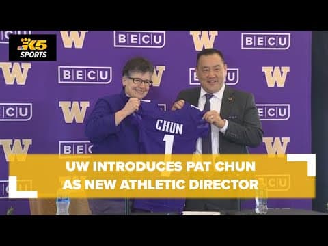 UW introduces new Athletic Director Pat Chun