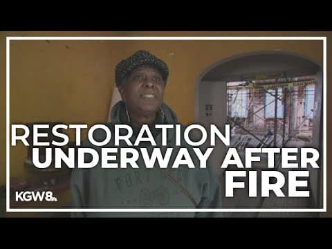 Portland's Billy Webb Elks Lodge restoration underway after devastating 2021 fire