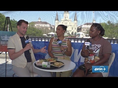 FQF: French Quarter Fest vendor Friends of Codey's visits WWL