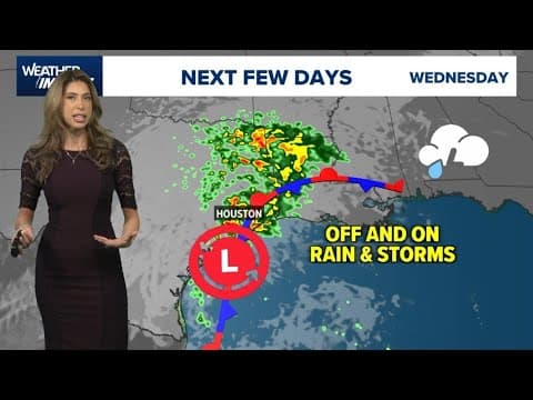 KHOU 11+ Weather Impact: Widespread showers expected Wednesday