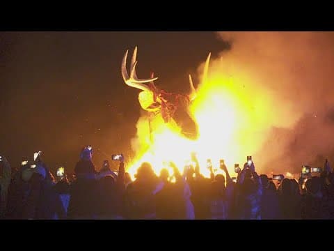 Cleanup begins following annual Christmas bonfire festivities in St. James Parish