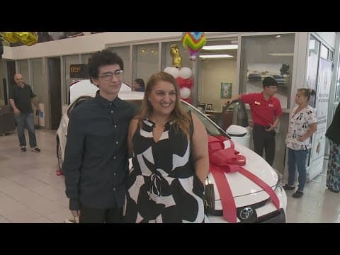 New Orleans student wins Toyota for perfect attendance