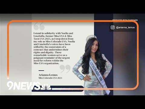 Miss Colorado resigns days after Miss USA, Miss Teen USA quit their crowns