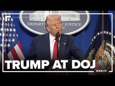 'Crooked' elections. 'Corrupt' media. What Trump said inside the Justice Department