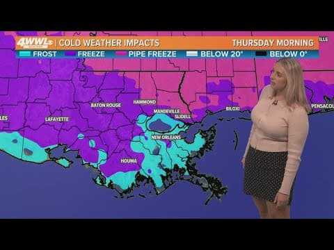 Weather Impact Day: Bitter cold this week, rain moves in Friday