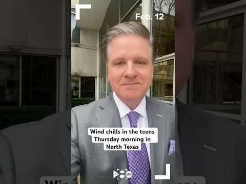 Freezing temps and wind chills in the teens Thursday morning across North Texas