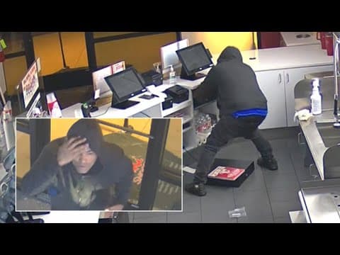 Smoothie shop owner reacts after sledgehammer heist in Houston