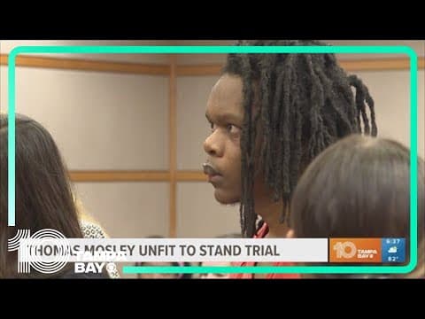 Pinellas judge declares Thomas Mosley unfit to stand trial