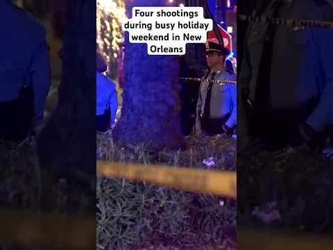 Four separate shootings left two dead and four injured, NOPD said.