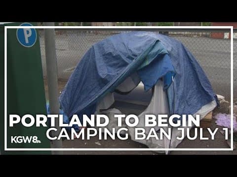 Portland will enforce new homeless camping ban July 1, Mayor Ted Wheeler says