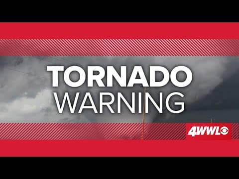 Tornado Warning issued for New Orleans area, southeast Louisiana