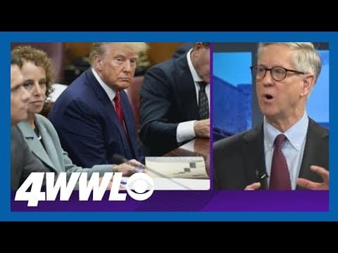 Political analyst Clancy DuBos reacts to Donald Trump's indictment