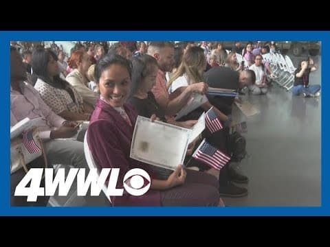 50 people become American Citizens at WWII Museum Ceremony