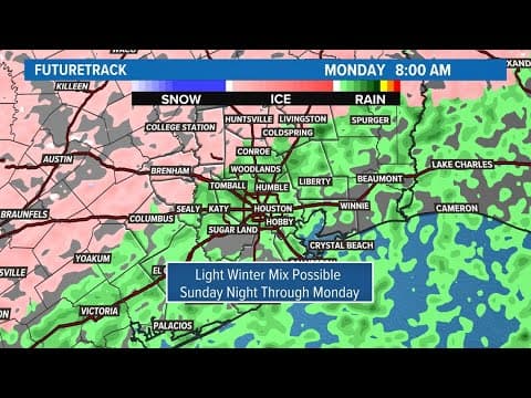 Meteorologist Chris Ramirez has the latest timeline for an Arctic blast headed to Southeast Texas
