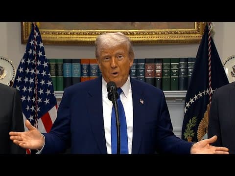 Donald Trump full press conference on executive order on drug prices