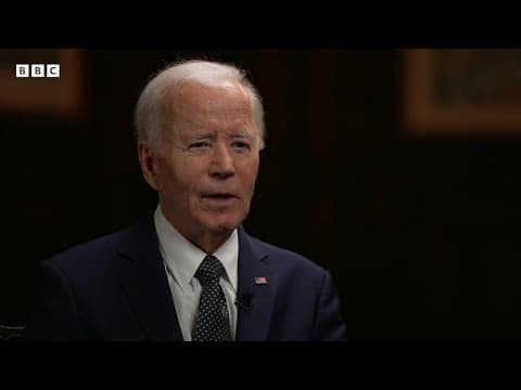 Biden talks of Trump-Zelenskyy Oval Office meeting and exiting the race for president
