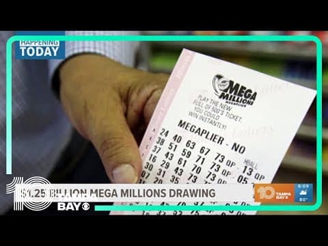 $1.25B Mega Millions jackpot up for grabs ahead of Friday's drawing