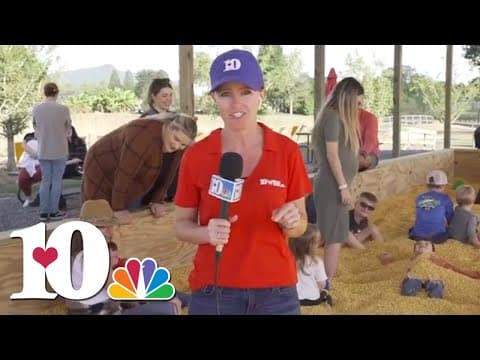 Meteorologist Cassie Nall has a corny time in Corryton