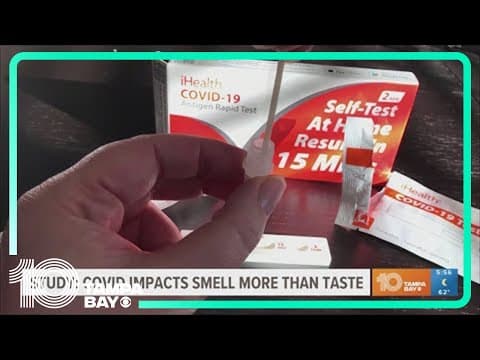 Study: COVID impacts smell more than taste
