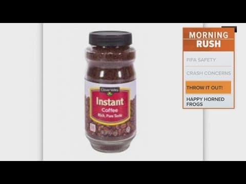 Officials recall instant coffee
