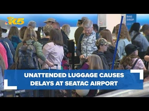 Travelers delayed by investigation into unattended luggage at SeaTac Airport