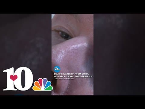 A Marine woke up after an 8-year-long coma. Now he's locked inside his own body